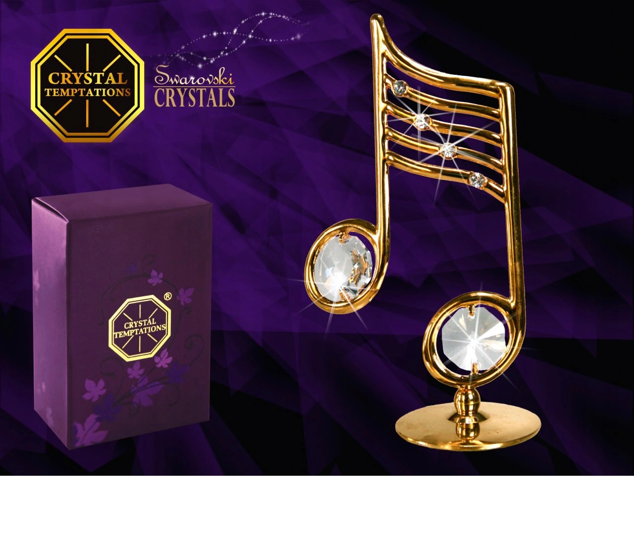 Ноты 9 см. swarovski Ноты 9 см. swarovski