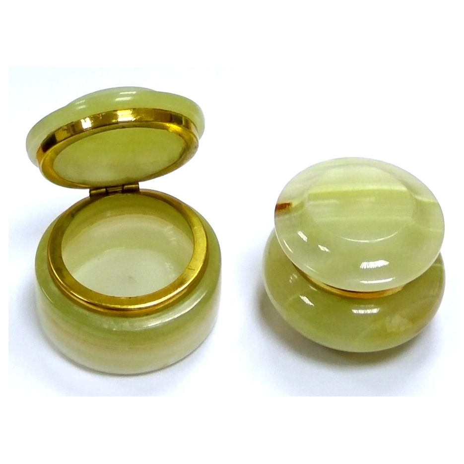 Шкатулка из оникса Грибок 10 х 6,5 см. Шкатулка из оникса Грибок 10 х 6,5 см.